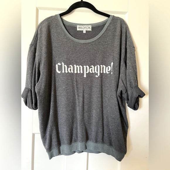 Wildfox Short Sleeve Sweatshirt - Picture 1 of 1